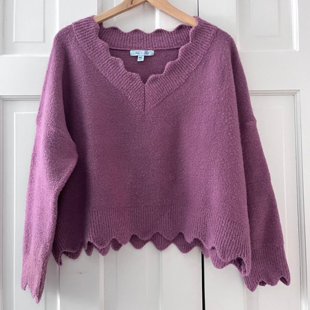 She + Sky | short + boxy sweater